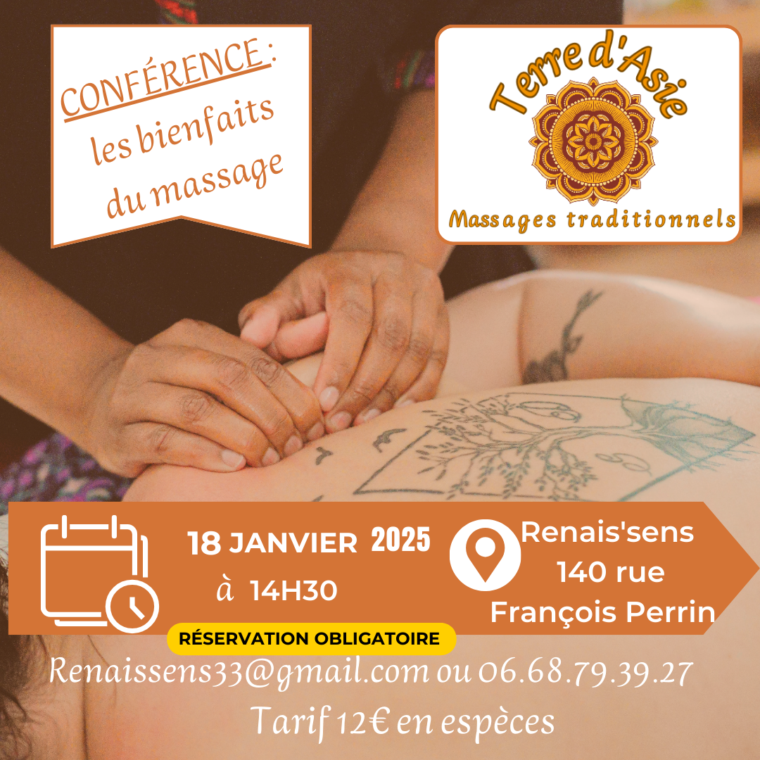 CONFERENCE: les bienfaits du massage